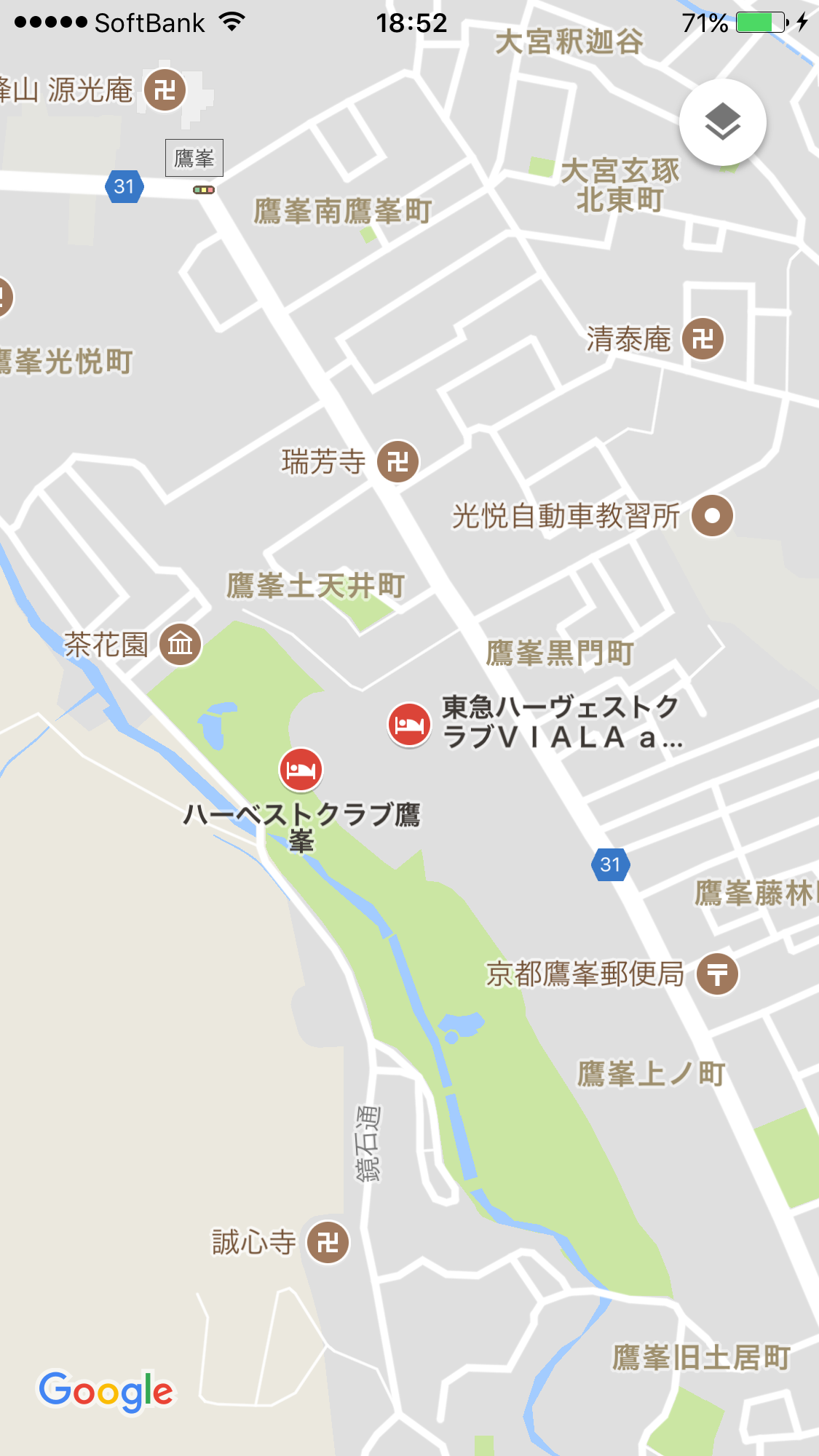 ホテルハーヴェスト京都鷹峯 京都ホテル 格付け ランキングイメージ